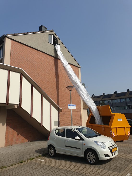 Stortslurf® Ø50 cm op hoogte im Einsatz